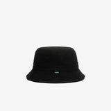 Lacoste Piqué Unisex Bucket Hat Unisex In Black
