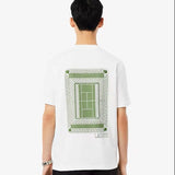 Lacoste Printed Jersey T-Shirt White