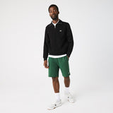 Lacoste Quarter Zip Sweatshirt Black