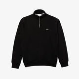 Lacoste Quarter Zip Sweatshirt Black