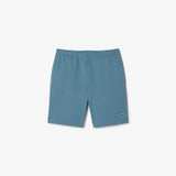 Lacoste Regular Fit Fleece Shorts In Blue