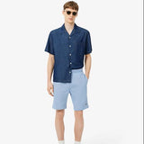 Lacoste Regular Fit Fleece Shorts Light Blue