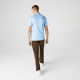 Lacoste Regular Fit Pima Cotton Polo Shirt Light Blue