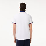 Lacoste Regular Fit Polo Shirt with Contrasting Collar in White 001
