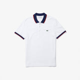 Lacoste Regular Fit Polo Shirt with Contrasting Collar in White 001