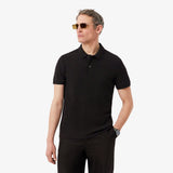 Lacoste Regular Fit Ribbed Knit Polo Shirt Brown