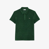 Lacoste Regular Fit Terry Polo Shirt in Pine Green 132