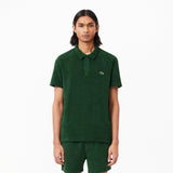 Lacoste Regular Fit Terry Polo Shirt in Pine Green 132