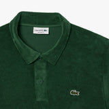 Lacoste Regular Fit Terry Polo Shirt in Pine Green 132