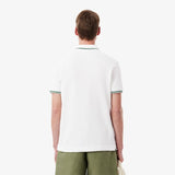 Lacoste Regular Fit Trim Accent L.12.12 Polo Shirt In white