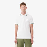 Lacoste Regular Fit Trim Accent L.12.12 Polo Shirt In white