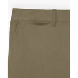 Lacoste Slim Fit Stretch Cotton Chino Shorts In Khaki Green