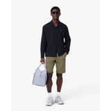 Lacoste Slim Fit Stretch Cotton Chino Shorts In Khaki Green
