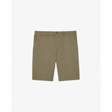 Lacoste Slim Fit Stretch Cotton Chino Shorts In Khaki Green