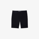 Lacoste Slim Fit Stretch Cotton Chino Shorts In Navy