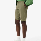 Lacoste Stretch Twill Chino Slim Fit Shorts Khaki Green