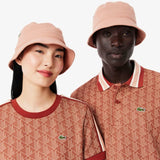 Lacoste Unisex Piqué Bucket Hat In Peach