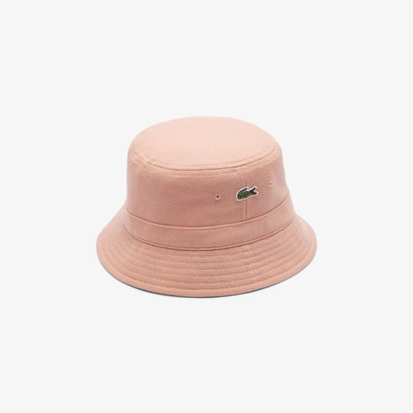 Lacoste Unisex Piqué Bucket Hat In Peach