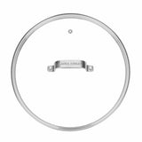 Laura Ashley Saucepan With Glass Lid 16cm In Dove Grey