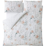 Laura Ashley Pallington Bloom Double Duvet Set In Plaster Pink