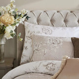 Laura Ashley Rowsham Garden Double Duvet Cover Set In Natural