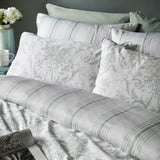 Laura Ashley Tuileries King Quilt Set Sage 230cm x 220cm