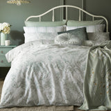 Laura Ashley Tuileries King Quilt Set Sage 230cm x 220cm