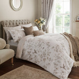 Laura Ashley Rowsham Garden King Duvet Cover Set In Natural