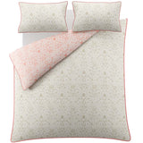 Laura Ashley Ashstead Damask Duvet Set King Coral