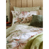 Laura Ashley Attleton Double Duvet Set In Sage