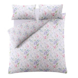 Laura Ashley Aulden Flowers Double Duvet Set In Lavender