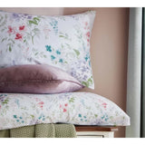 Laura Ashley Aulden Flowers Double Duvet Set In Lavender
