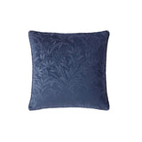 Laura Ashley Barley Embossed Cushion In Midnight Navy