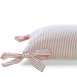 Laura Ashley Flaxley Stripe Cushion In Pink