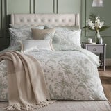 Laura Ashley Lloyd Single Duvet Cover Set In Sage