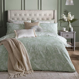 Laura Ashley Lloyd Single Duvet Cover Set In Sage