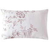 Laura Ashley Rowsham Garden Dark Blush Pillowcase Pair In Pink