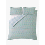 Laura Ashley Sherston Double Size Duvet Cover Set In Blue