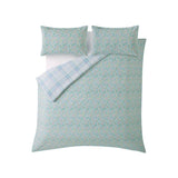 Laura Ashley Sherston Super King Size Duvet Cover Set In Blue
