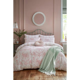 Laura Ashley Tuileries King Size Duvet Set In Pink