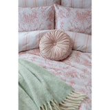 Laura Ashley Tuileries King Size Duvet Set In Pink