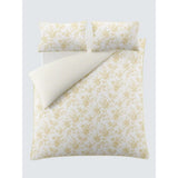Laura Ashley Walled Garden Double Duvet Cover In Ochre Yellow