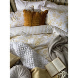 Laura Ashley Walled Garden King Duvet Cover In Ochre Yellow