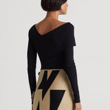 Lauren Ralph Lauren Asymmetrical Long-Sleeve Jumper