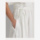 Lauren Ralph Lauren Belted Linen Wrap-Style Dress