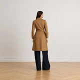 Lauren Ralph Lauren Belted Wool-Blend Wrap Coat In Vicuna