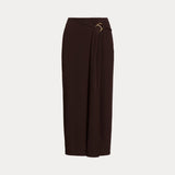 Lauren Ralph Lauren Buckle-Trim Stretch Jersey Pencil Skirt