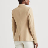 Lauren Ralph Lauren Bullion Jacquard Blazer in Birch Tan