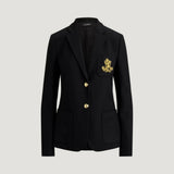 Lauren Ralph Lauren Bullion Jacquard Blazer In Black