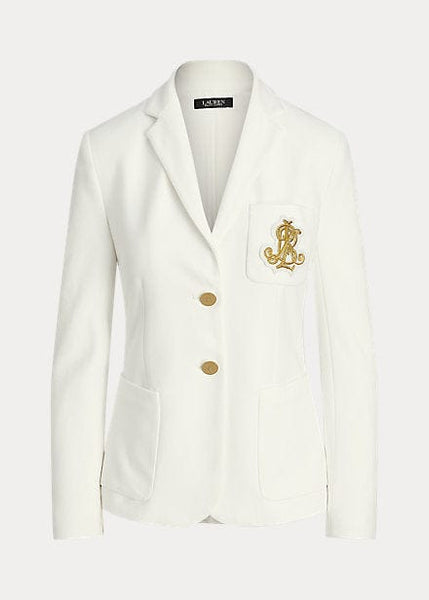 Lauren Ralph Lauren Bullion Jacquard Blazer White
